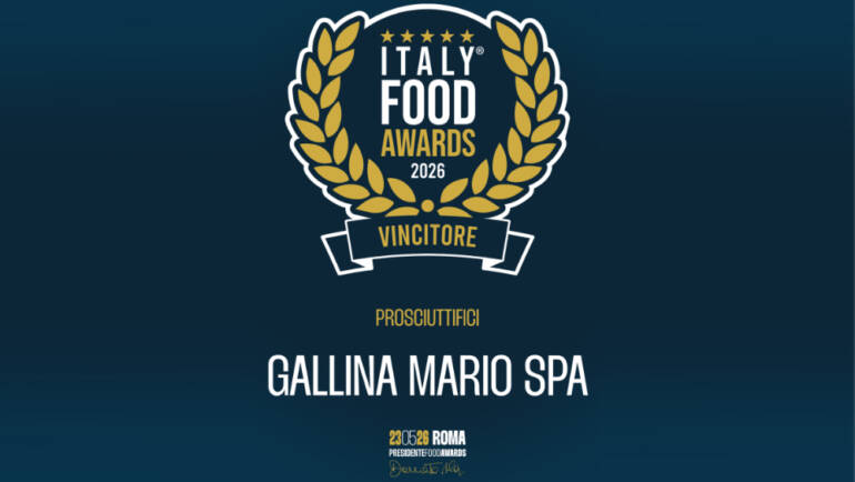 Gallina Mario Spa Prosciuttificio Vincitore agli Italy Food Awards 2026